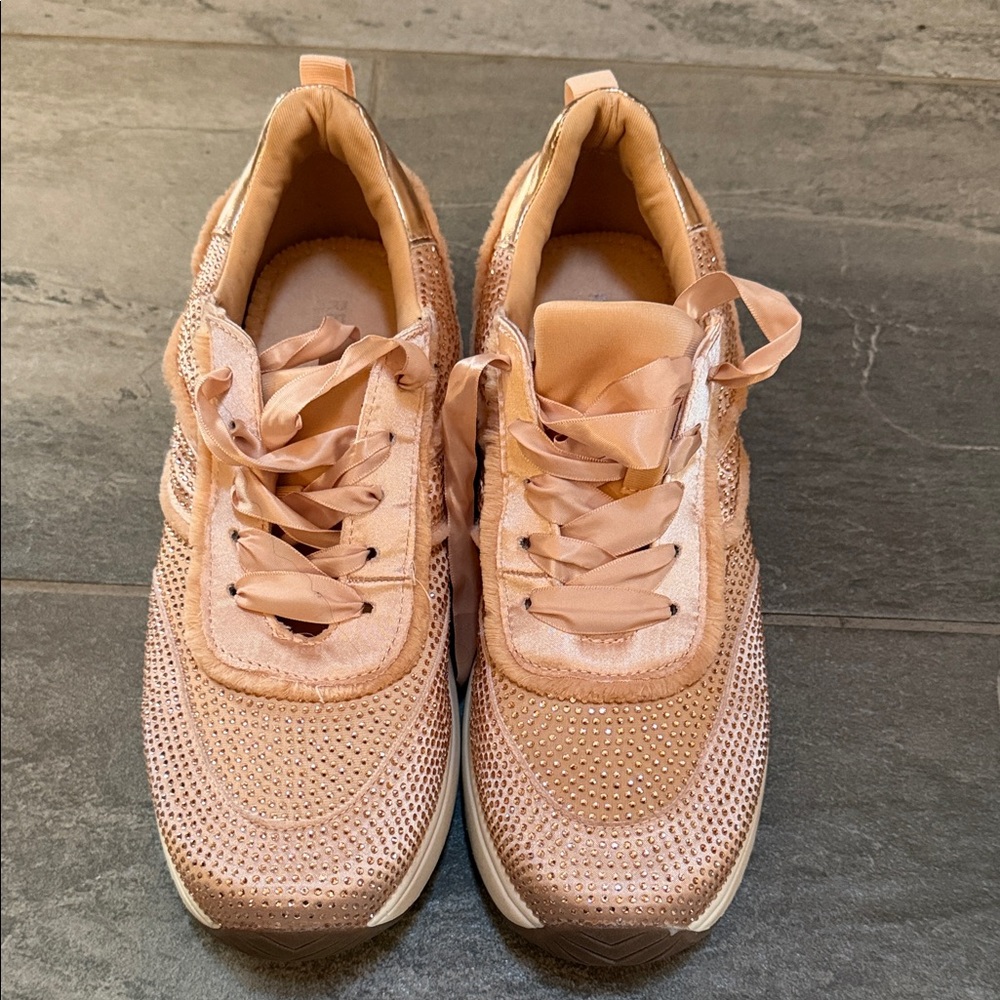 Reaction Kenneth Cole Blush Rhinestone Sneakers